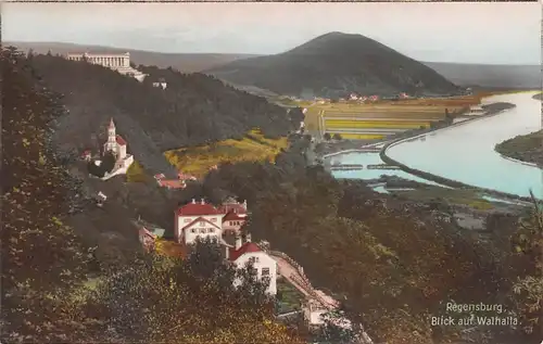 Donaustauf - Blick auf die Walhalla ngl 166.954