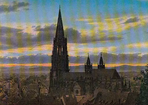 Freiburg i.Br., Münster im Abendlicht ngl E1860