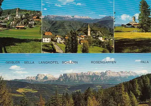 Jenesien bei Bozen gegen die Dolomiten gl1981 E2378