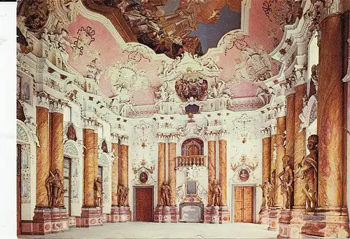 Ottobeuren, Basilika der Benediiktinerabtei. Kaisersaal ngl E5378