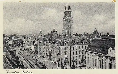 Rotterdam, Stadhuis ngl E1956