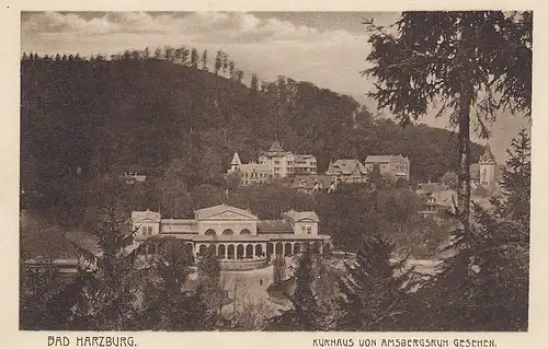 Bad Harzburg, Kurhaus von Amsbergsruh gesehen ngl E4079