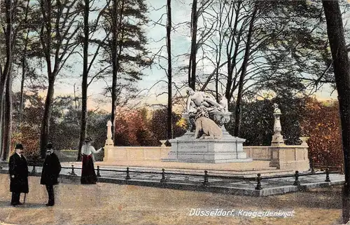 Düsseldorf Kriegerdenkmal gl1908 163.621