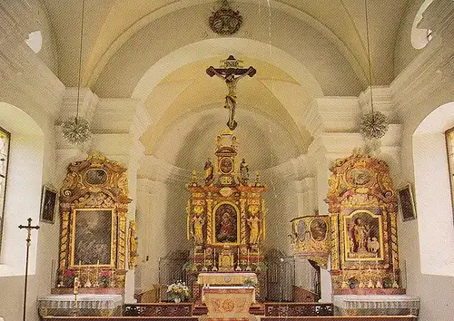 Inzell, Obb.im Chiemgau, Frauenkirche in Niederachen, innen ngl E3374