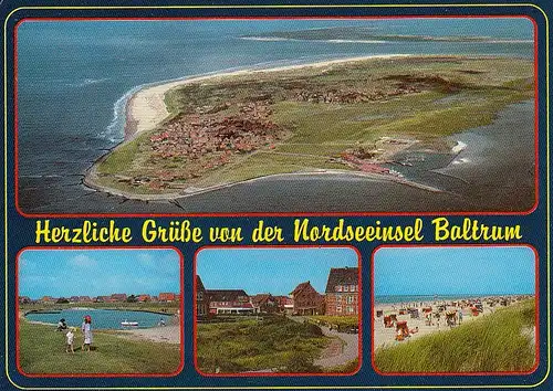 Nordseeheilbad Baltrum,Teilansichten ngl E3051