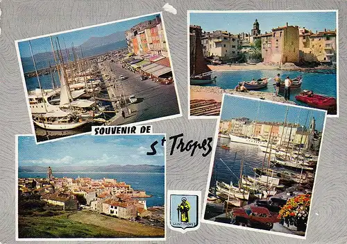 Saint-Tropez Mehrbildkarte gl1965 E2494