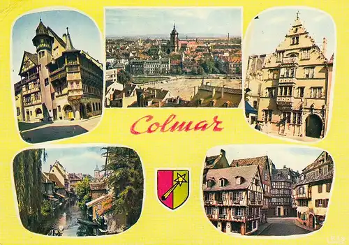 Colmar, Mehrbildkarte gl1978 E2511