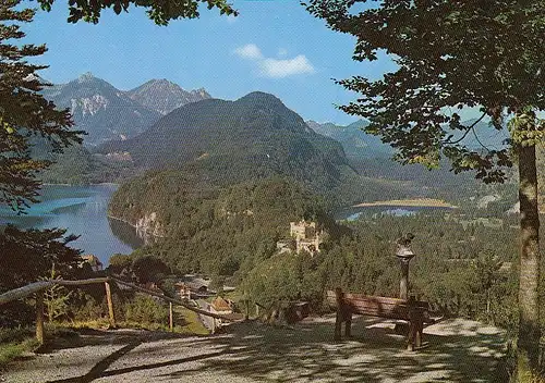 Blick von der Jugend auf Hohenschwangau ngl E3172