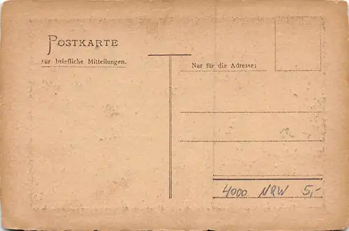 Düsseldorf Rheinbrücke Künstlerkarte ngl 163.203