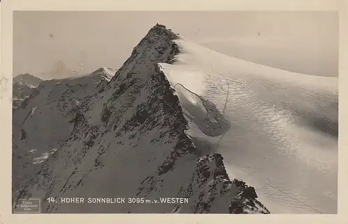 Hoher Sonnenblick von Westen glum 1930? E1995