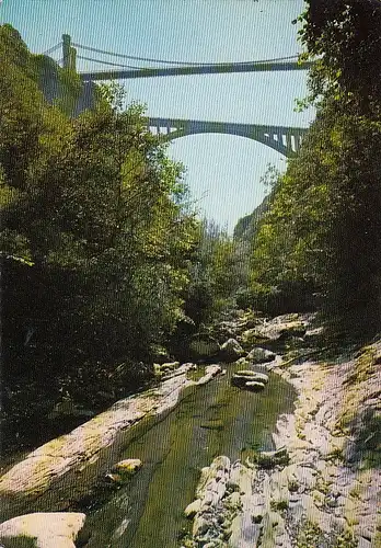 Les Ponts de la Caille (Haute-Savoie) sur le Torrent des Usses ngl E2465