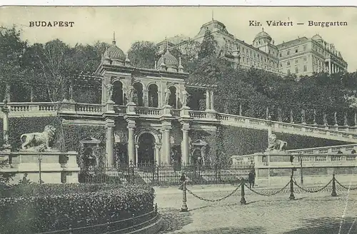 Budapest, Burggarten gl1908 E2005