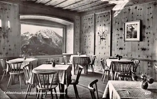 Berghütte Kehlsteinhaus Scharitzkehlzimmer mit Blick auf Watzmann ngl 164.356