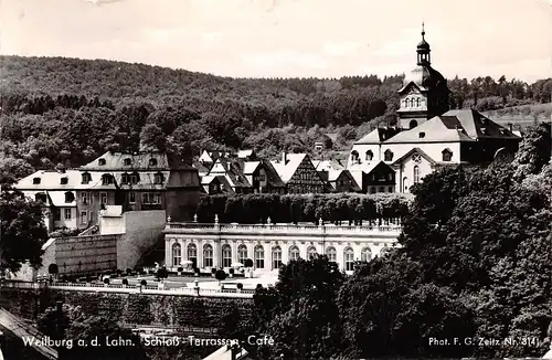 Weilburg a.d. Lahn Schloss-Terrassen-Café gl1958 163.806