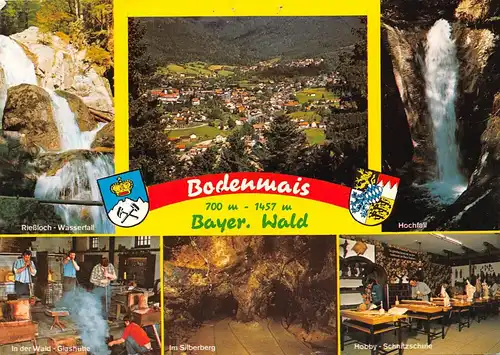 Bodenmais (Bayrischer Wald) Panorama und Teilansichten gl1982 167.133