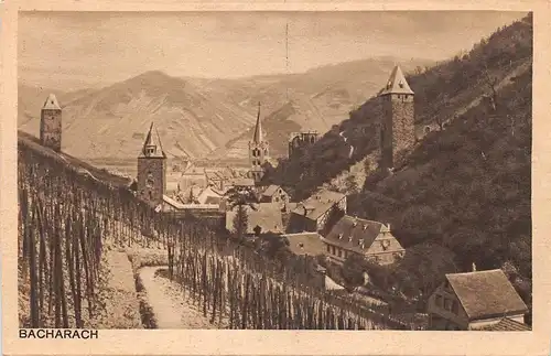 Bacharach am Rhein Blick ins Tal ngl 163.824