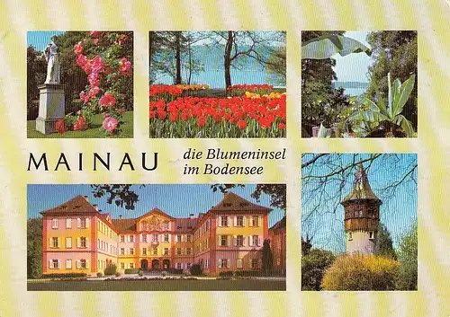 Insel Mainau im Bodensee, Mehrbildkarte ngl E3401