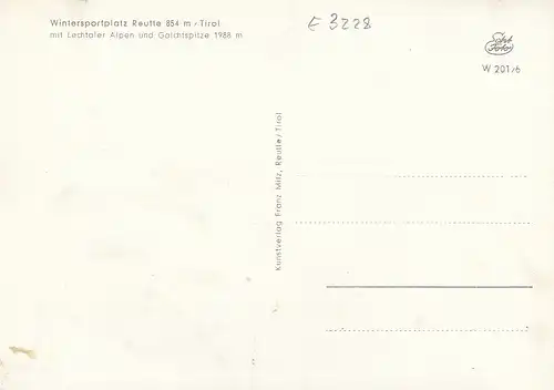 Reutte,Tirol, mit lechtaler Alpen und Gaichtspitze ngl E3228