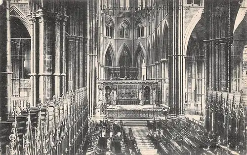 London Westminster Abbey Looking East gl1906 164.502