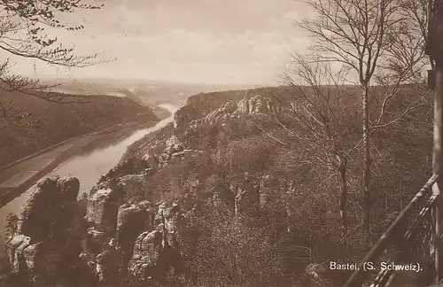 Bastei, Sächs.Schweiz gl1925 E4775