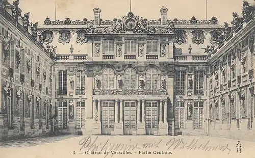 Chateau de Versailles, Partie Central glum 1910? E2079