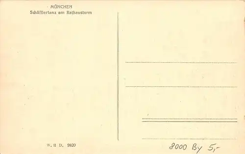 München Schäfflertanz am Rathausturm ngl 163.918