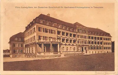 Traunstein Prinz-Ludwig-Heim Kaufmanns-Erholungsheim gl1913 165.954