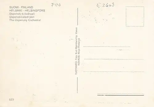 Helsinki, Uspenski-katedraali ngl E2603