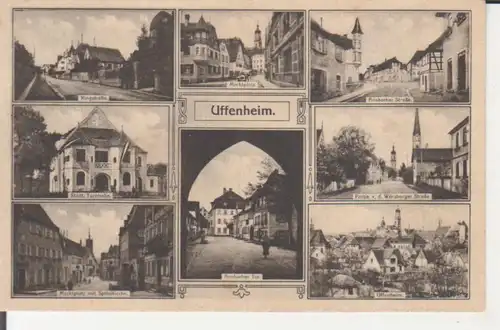 Uffenheim - Teilansichten, Mehrbildkarte gl1916 228.513