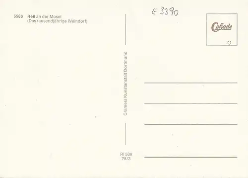 Reil an der Mosel, das tausendjährige Weindorf ngl E3390