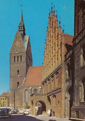 Hannover, Marktkirche und altes Rathaus gl1974? E2570