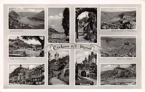 Cochem an der Mosel 10 kleine Ansichten gl1954 163.443