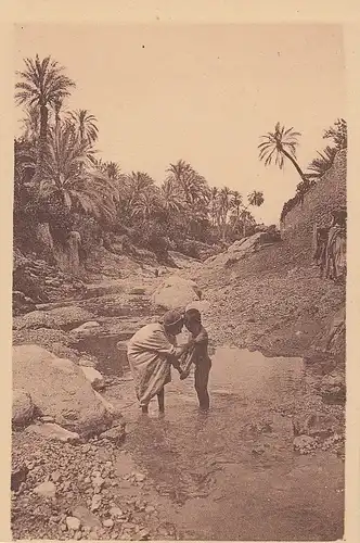 Algerien: Bou-Saada, La Toilette en plain air ngl E2652