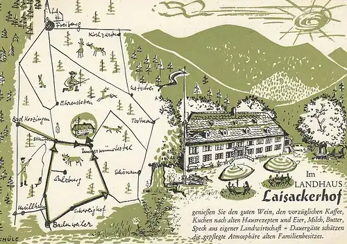 Schwarzwald Untermünstertal, Landhaus Laysackerhof ngl E2256