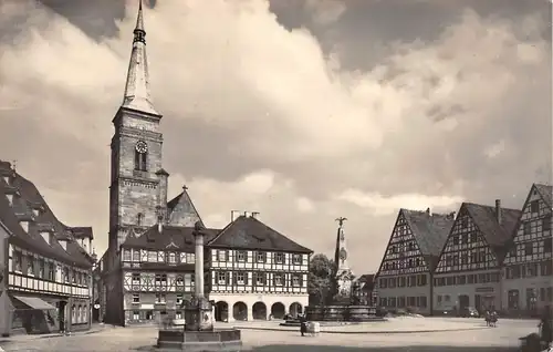Schwabach - Marktplatz gl1938 166.386