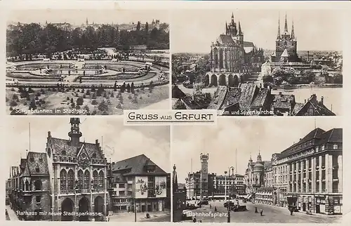 Erfurt, Mehrbildkarte gl1938 E3679