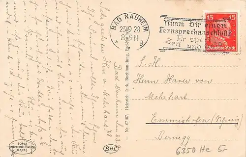 Bad Nauheim Die Trinkkuranlage während des Frühkonzerts gl1928 164.663