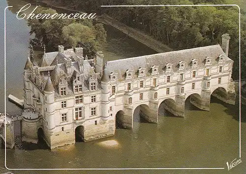Chenonceaux (Indre-et Loire) Le Château sur la Cher gl1992 E2614