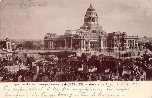 Bruxelles Palais de Justice gl1904 165.318