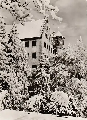 Aulendorf, Altes Schloß im Schnee ngl E3472