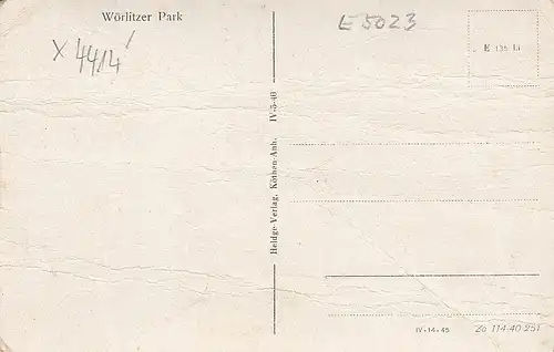 Wörlitzer Park bei Dessau, Bootsanlegestelle ngl E5023