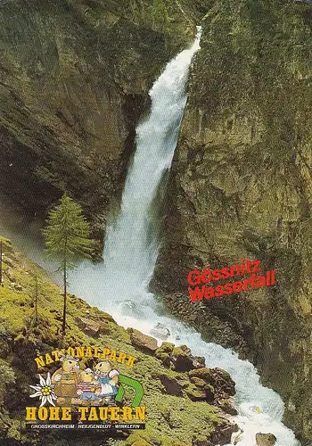 Heiligenblut, Kärnten, an der Großglocknerstraße.Gößnitz-Wasserfall ngl E3801