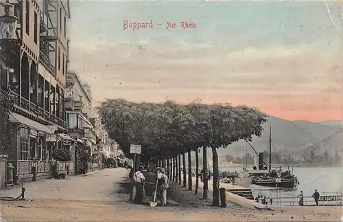 Boppard am Rhein Uferpromenade gl1908 164.727