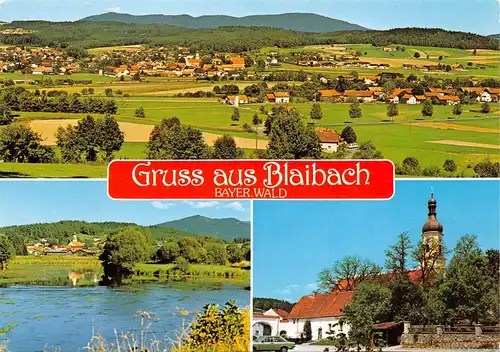 Blaibach - Panorama und Teilansichten gl1983 166.551