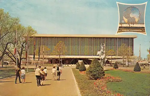 New York City Unisphere and United States Pavilion gl1965 164.120