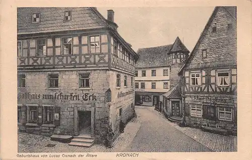 Kronach im Frankenwald - Geburtshaus von L. Cranach ngl 167.595