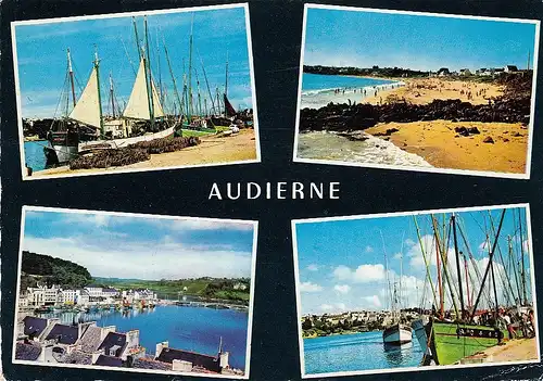 La Bretagne, Audierne (Finistère) - Mehrbildkarte gl1964 E2470