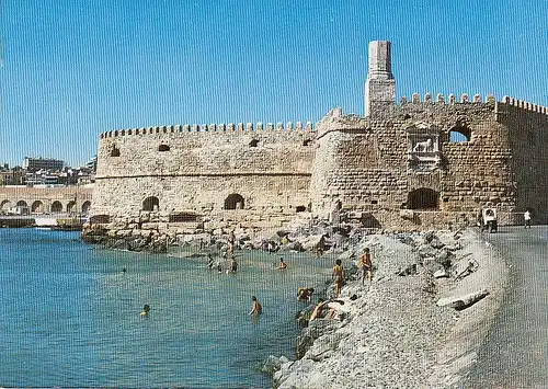 Heraklion (Kandia) Henetische Burg (Kules) im Hafen ngl E3830