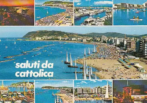 Cattolica, Mehrbildkarte ngl E3833