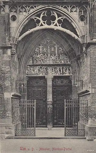 Ulm a.D., Münster, Nordost-Portal ngl E5567